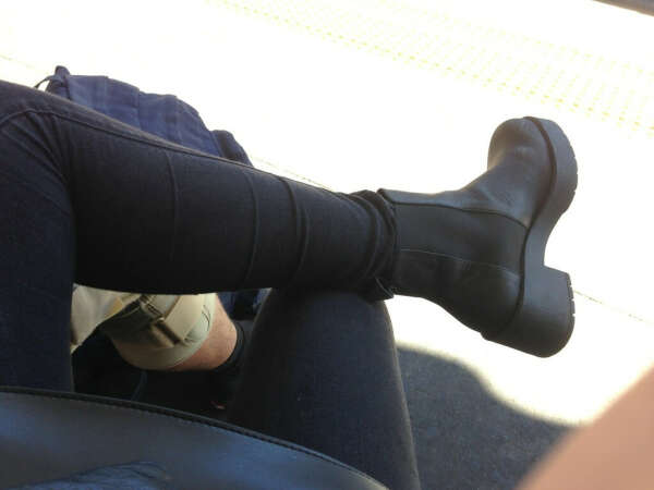 Black boots