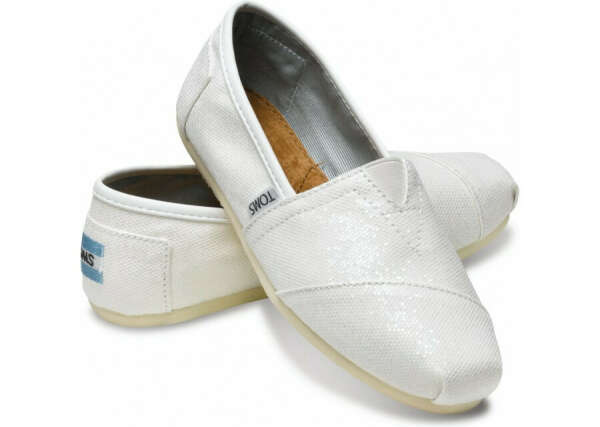 TOMS Bridal White Women's Glitters