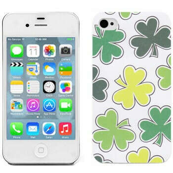 Чехол на iPhone 4S "Клевер"