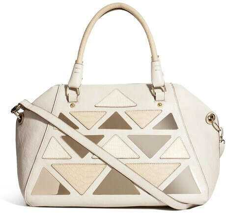 River Island Oversized Triangle Detail Shoulder Bag