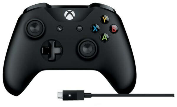Геймпад Microsoft Xbox One Controller + USB кабель для ПК — купить по выгодной цене на Яндекс.Маркете