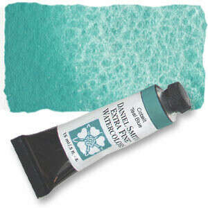 Cobalt Teal Blue (PG50) 15ml Tube, DANIEL SMITH Extra Fine Watercolor