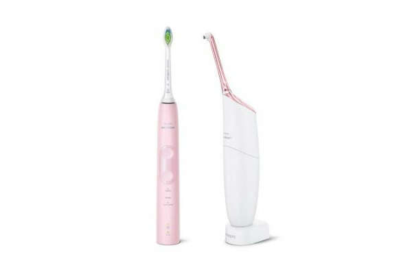 Набор 2 в 1: электрическая зубная щетка + компактный ирригатор Philips Sonicare HX8424/39