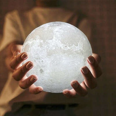 3D Moon USB Lamp