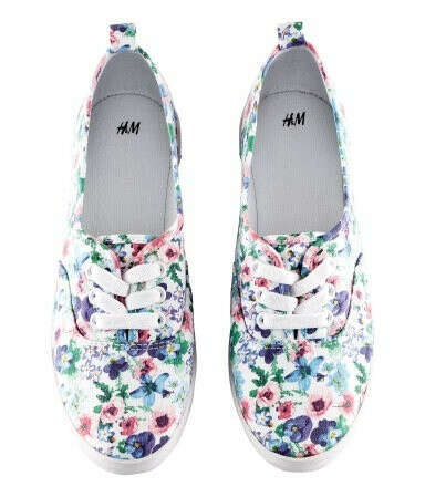 Кеды в цветочек от H&M