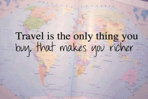 travelling all around the world
