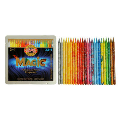Карандаши с многоцветным грифелем Magic Progresso