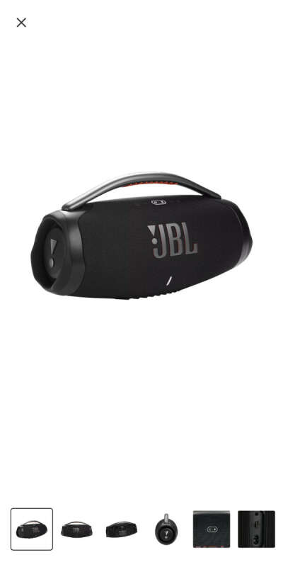 Беспроводная акустика JBL Boombox 3 Black
