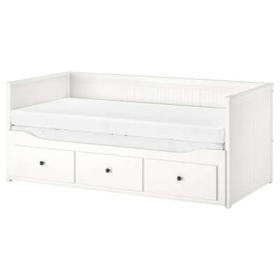 ХЕМНЭС Каркас кровати-кушетки с 3 ящиками - белый - IKEA
