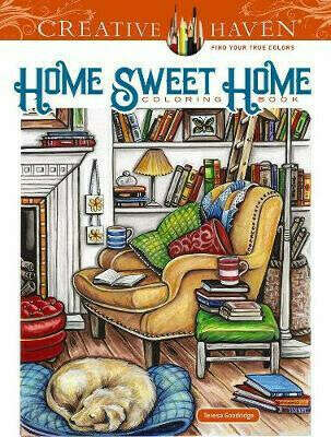 Раскраска Creative Haven Home Sweet Home
