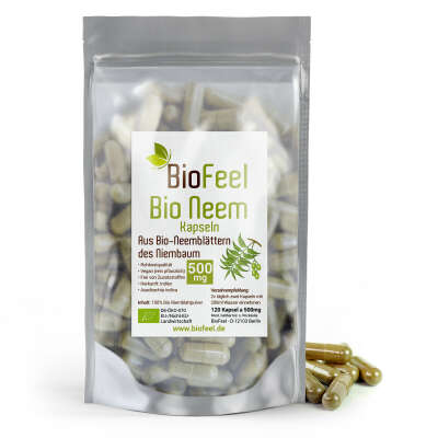 Bio Neem Kapseln, 120 Stk., 500mg