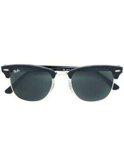 Ray-Ban Солнцезащитные Очки 'Club Master' - Farfetch