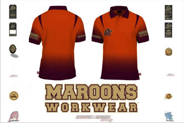STATE OF ORIGIN TEAM “MAROONS WORKWEAR” FASHIONABLE WORK WEAR!