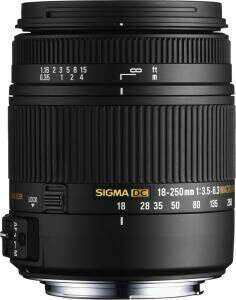 Объектив Sigma AF 18-250mm f/3.5-6.3 DC MACRO OS HSM Nikon (черный)