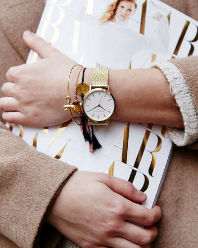 ROSEFIELD on Instagram: “Complete your elegant look with equally exquisite accessories. #gold #goldwatch #mercer #harpersbazaarnl #rosefield #rosefieldwatches…”