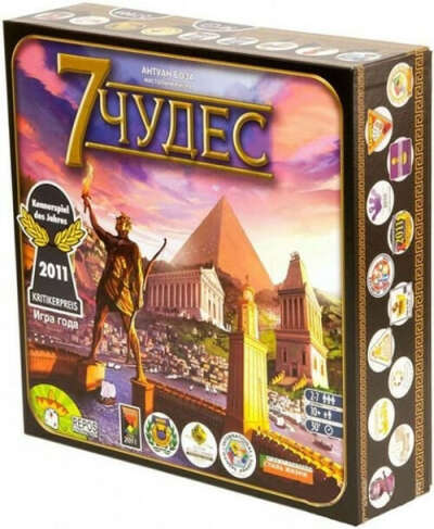 Настольная игра 7 Чудес (7 Wonders) - купить - Украина Киев