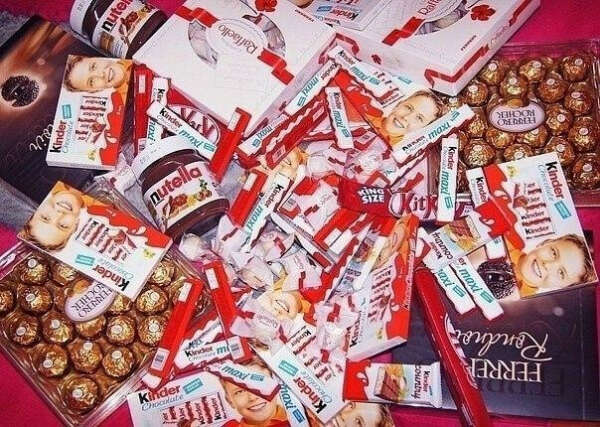 много сладкого
