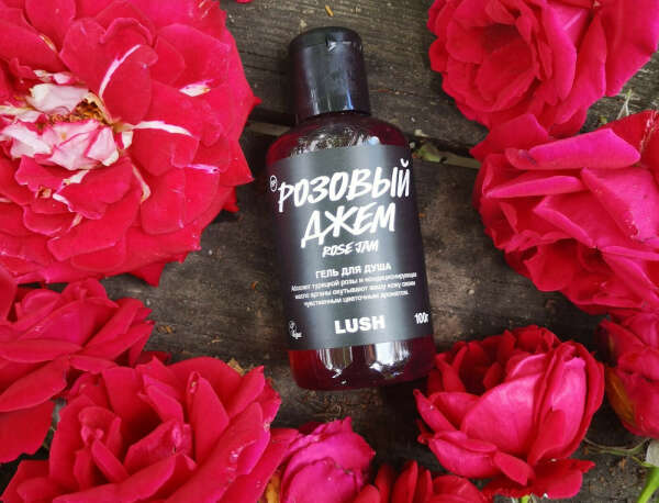 Гель для душа розовый джем Lush