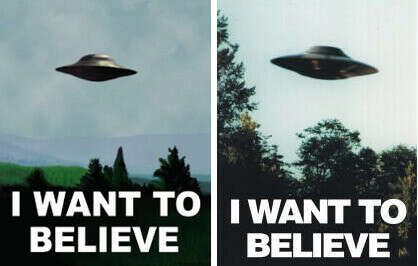 Постер "I want to believe"
