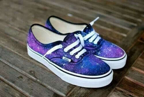 VANS Galaxy print sneakers