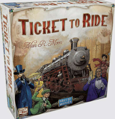Настольная игра Ticket to Ride американский поезд