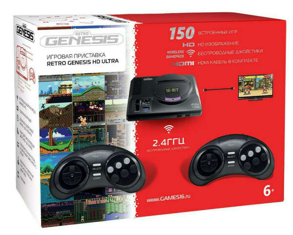 Игровая приставка Retro Genesis Modern черный