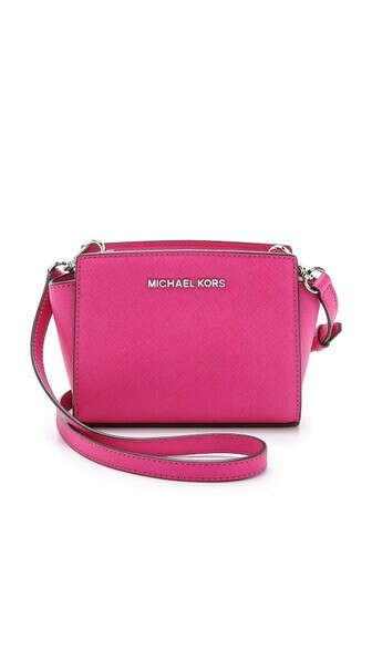 MICHAEL KORS Cynthia Small Leather Shoulder Bag