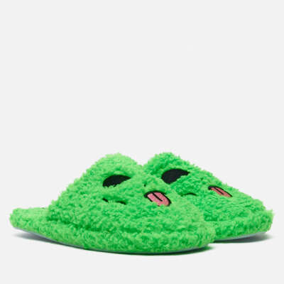 Тапочки RIPNDIP Alien Face Fuzzy House Slippers
