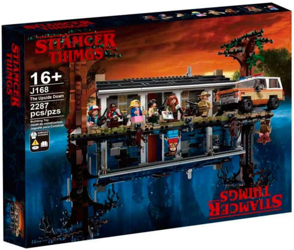 Конструктор Очень странные дела, 2287 деталей / Совместимый с Stranger Things The Upside Down 75810