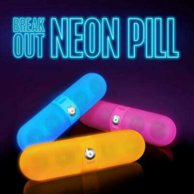 Monster pill neon
