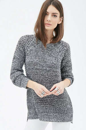 Marled Knit Sweater