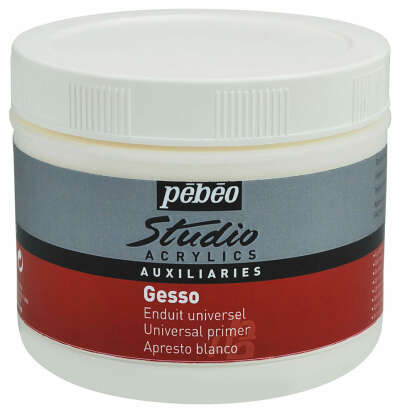 "PEBEO" Грунт акриловый Gesso Studio 500 мл