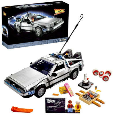 Конструктор Creator "Машина времени DeLorean Назад в будущее"