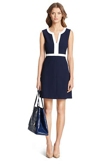 DVF Fleur Ceramic A-Line Dress