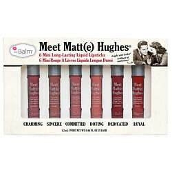 Л’Этуаль | THE BALM | THE BALM Набор из 6 оттенков мини жидких матовых помад Meet Matt(e) Hughes
