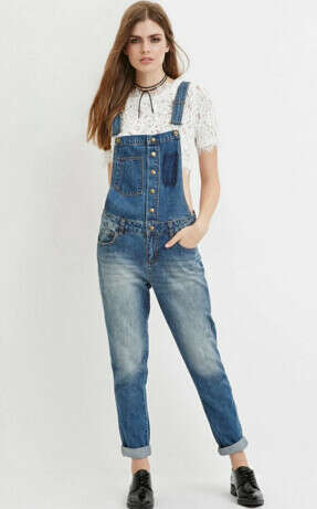 Contemporary Life In Progress Denim Overalls