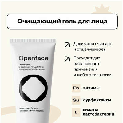 OPENFACE Cleanbiome Гель