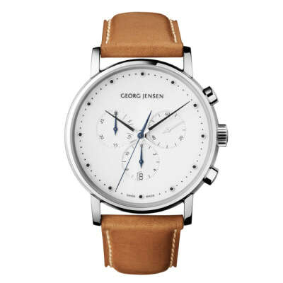Часы - KOPPEL 517 - 41 mm chronograph, white dial