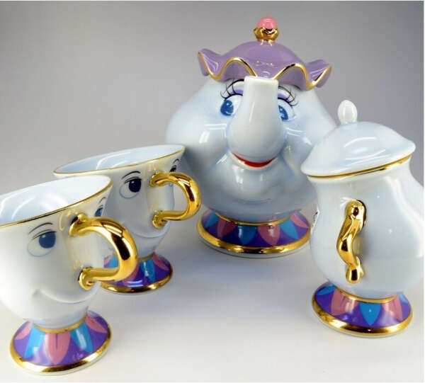 Mrs. Potts Teapot Cup Set