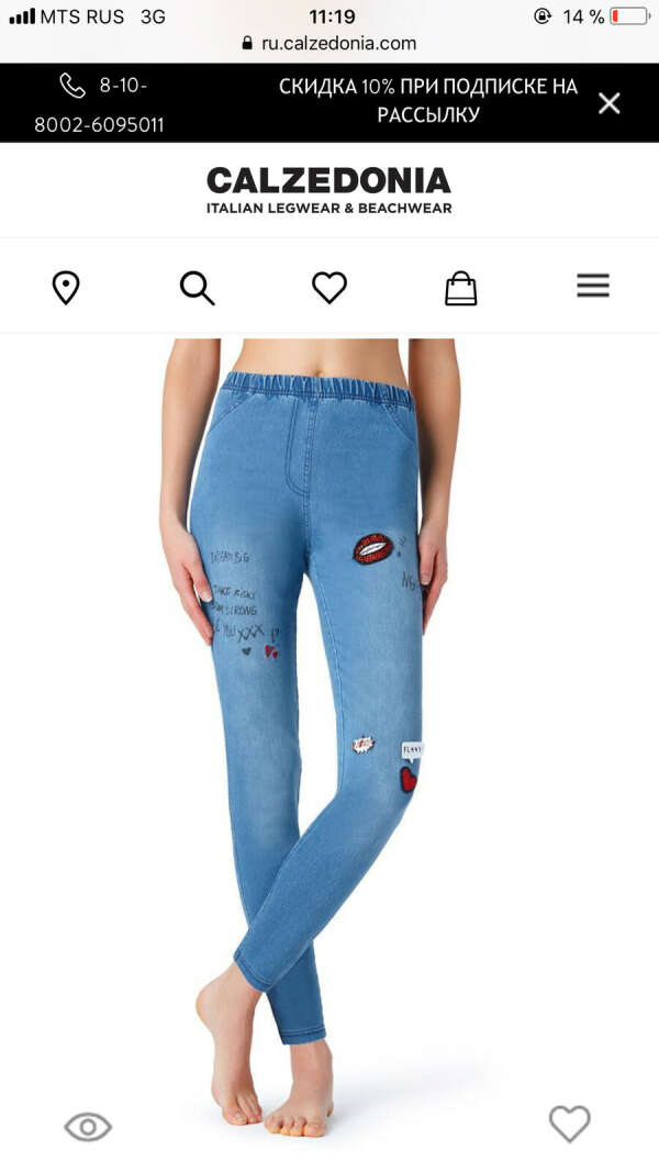 Джегинсы calzedonia
