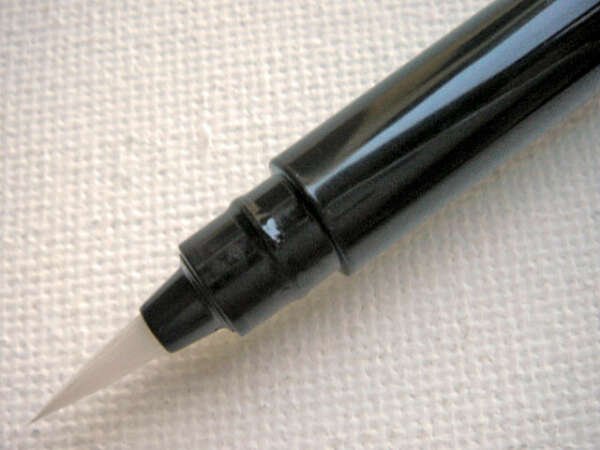 PENTEL Refillable Kanji Fude POCKET BRUSH Pen + 4 Ink Cartridge Refills