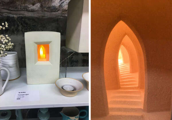 A light that looks like a real passageway