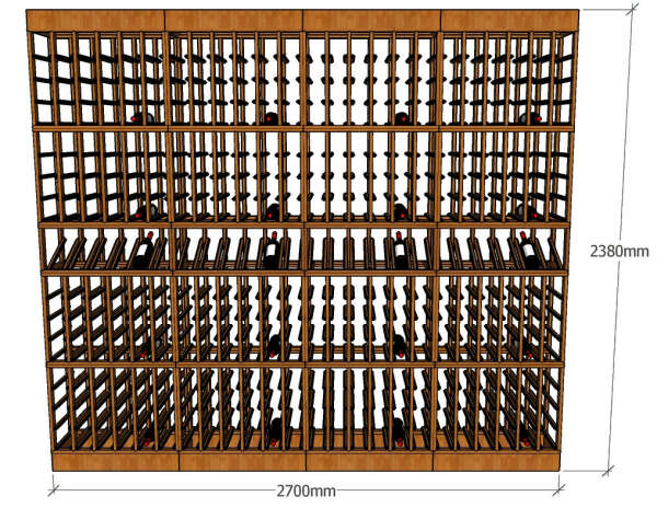 Premium Racking Wall 2700 x 2400