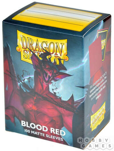Протекторы Dragon Shield Blood Red (100 шт., 63x88 мм)