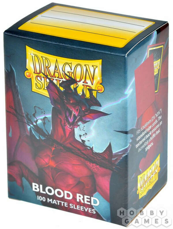 Протекторы Dragon Shield Blood Red (100 шт., 63x88 мм)