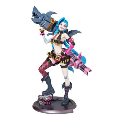 League of Legends LOL Jinx Statue Unlocked