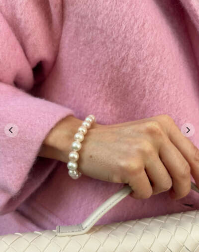 Браслет из крупного барочного жемчуга JACKIE II — LU Jewel