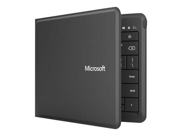 Roll over image to zoom in Microsoft Universal Foldable Keyboard for iPad, iPhone, Android devices, and Windows tablets