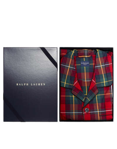 Пижамный комплект в шотландскую клетку Polo Ralph Lauren
