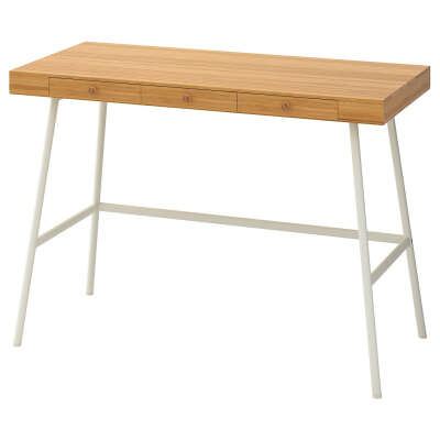 Купить ЛИЛЛОСЕН Письменный стол, бамбук, 102x49 см в интернет-магазине  - IKEA